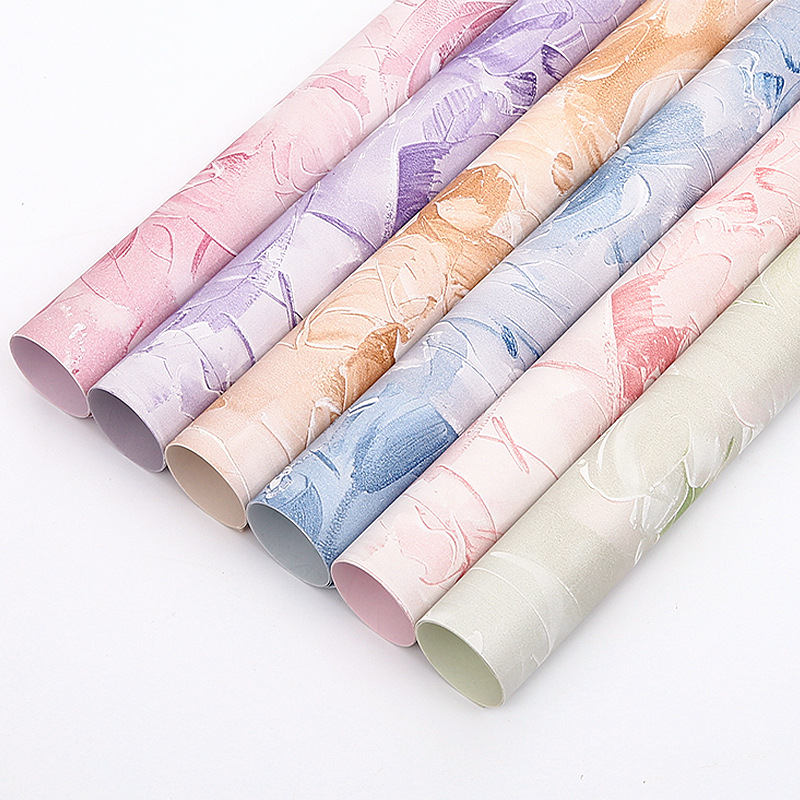 花恋七夕情人节灿烂花束包装纸花艺浪漫艺术纸特种纸花艺包装资材