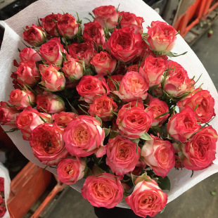 Multi-Headed Rose Flowers Yunnan Base Straight Hair Flowers Water-Raised Home Express Office Valentine's Day Bouquet