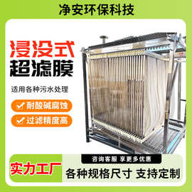 净安厂家批发MBR膜浸没式帘式超滤膜污水处理膜组件中空纤维膜
