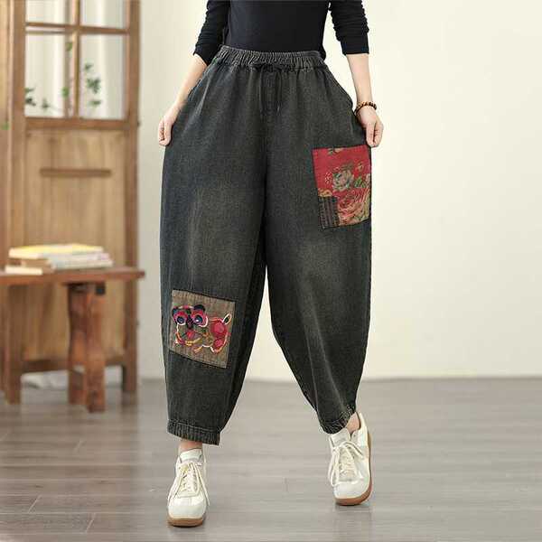 Autumn retro denim vest