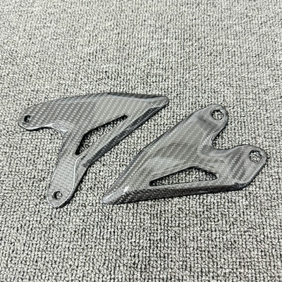 Cross-Border Applicable Kawasaki Ninja400 /500 Z400 Z500 Carbon Fiber Pedal Guard Pedal (Motorcycle pedals) - 3k-carbon-fiber-glossy