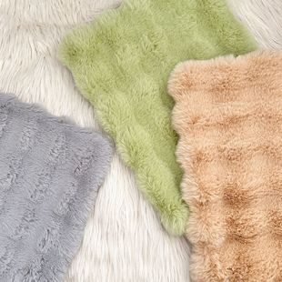 Pet mat winter rabbit fur mat warm padded cat milk blanket cat nest pet factory in stock wholesale