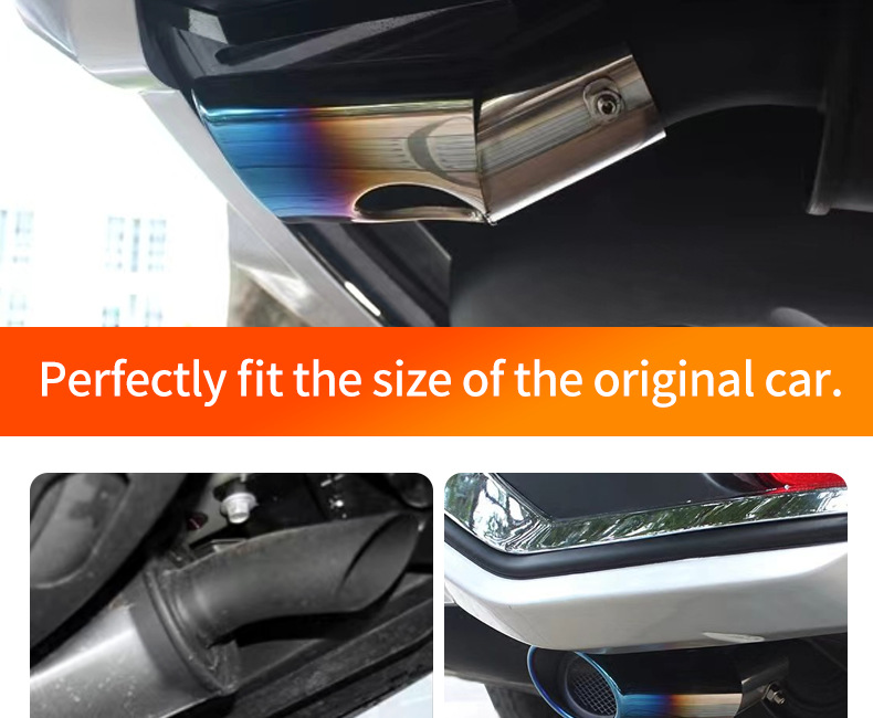Suitable for Sea Lion 20 Series Touareg Prado Land Rover Range Rover Sport 05-10 Stainless Steel Tail Throat