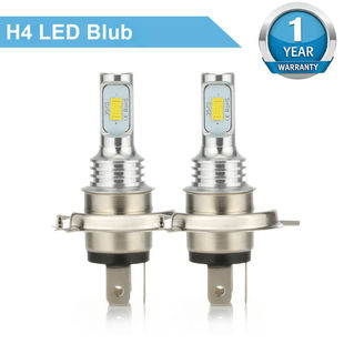 H4 80W 3570 car LED fog lamp headlight white light decoding lamp car headlight motorcycle headlight ice blue