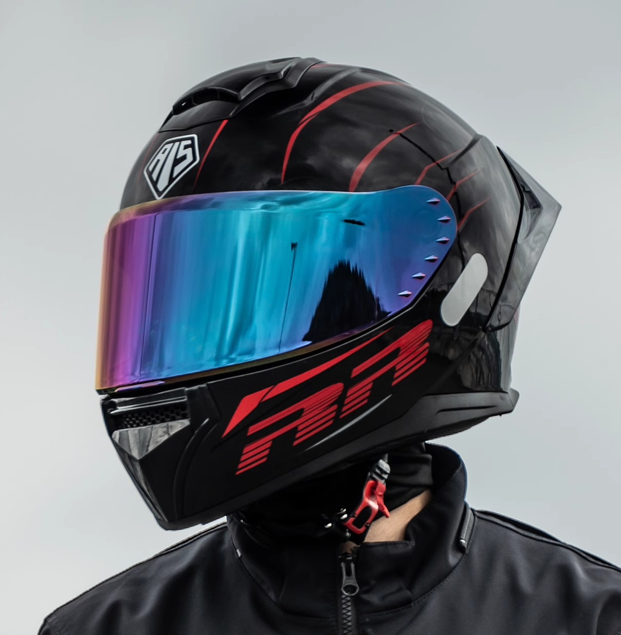 Casco Lion masculino motocicleta casco completo locomotora de defensa femenina cuatro estaciones casco de montaje universal 3C certificado gran cola