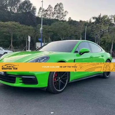 for Ultra-Bright Crystal Series Paint — Automotive Film - white-pet-super-bright-viper-green-152x18-m