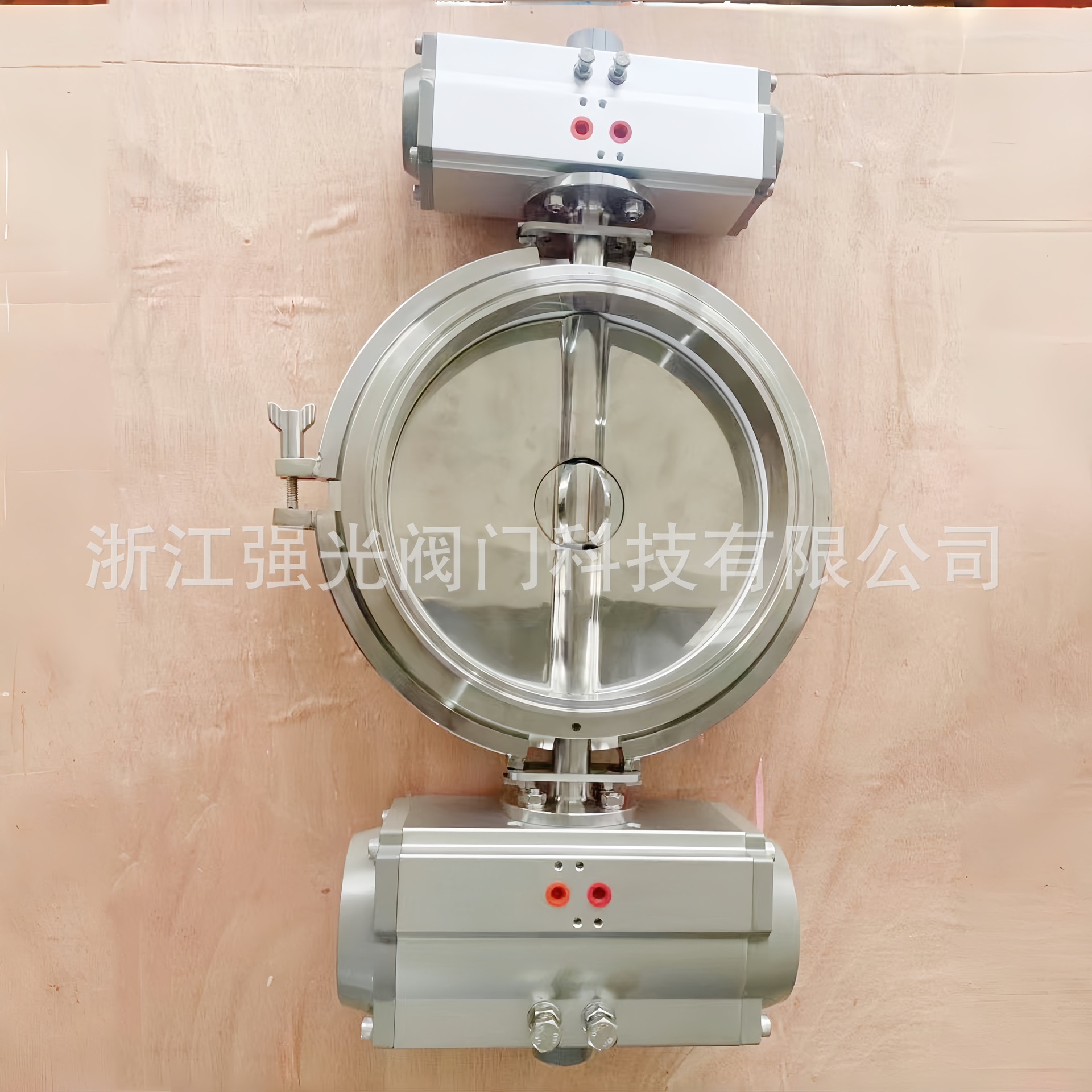 卫生级食品级不锈钢气动组合式计量阀，卡盘卡箍快装粉体计量蝶阀