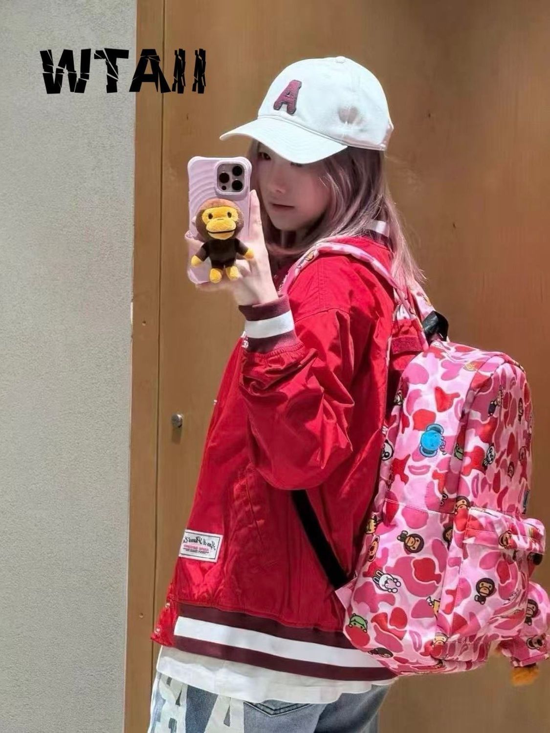 Camouflage cartoon cute backpack