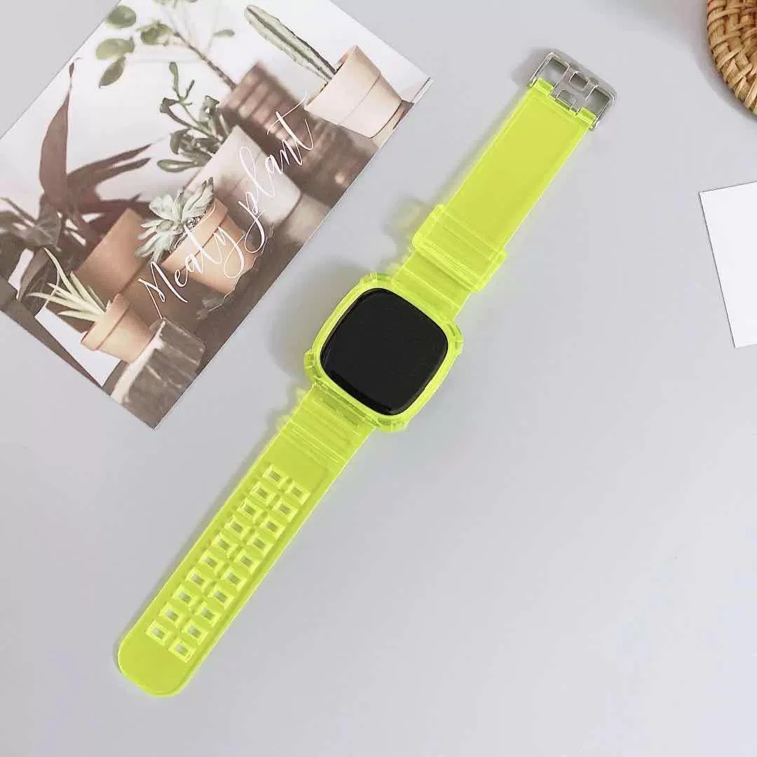 Подлежащий совместимому Apple Watch с iWatch Ultra новый интегрированный прозрачный защитный комплект glacier glaciers двойное отверстие металлическая пряжка