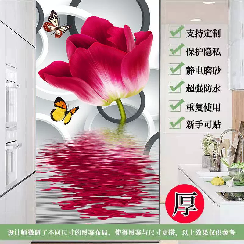 Glass window stickers, electric matte sticker, transparent protective underware