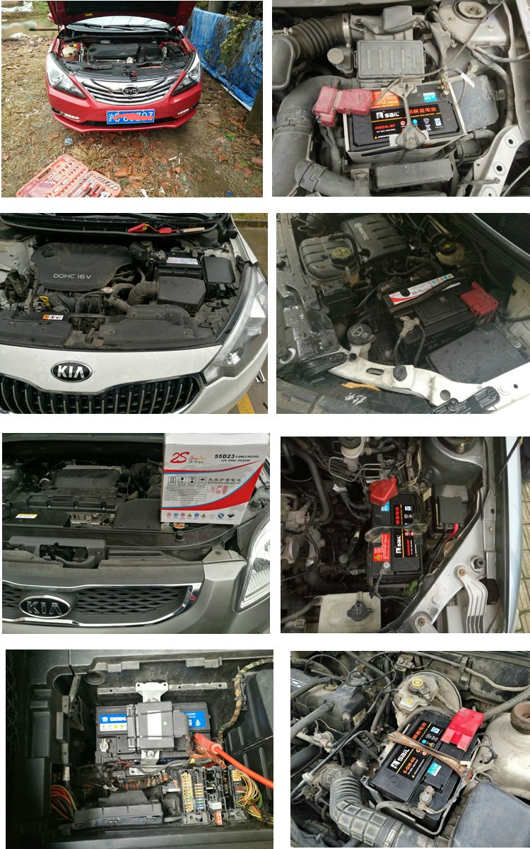 Luo Duo Efb70Ah Start-Stop Battery 12V Suitable for Qashqai Golf Sail 3 Lingdong Yinglang Logo 408 508