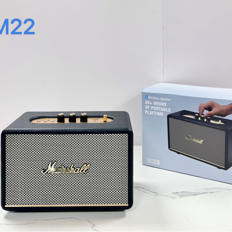 クロスボーダー M22 Bluetooth スピーカーレトロ木製高価値立体馬スプーン ACTON3 装飾オーディオ M18 サブウーファー|undefined