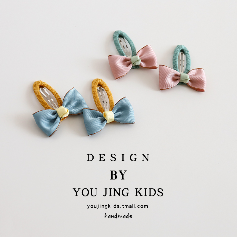 Cute children's summer hairgrip with bow