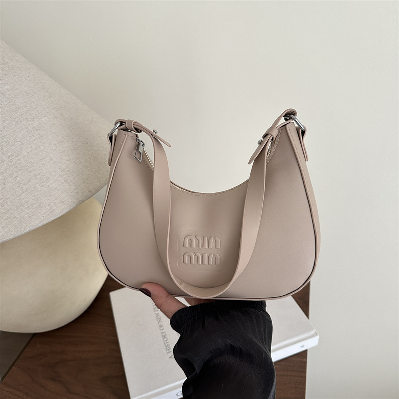 Bolso de mano coreano de moda minimalista primavera y verano 2025 nueva moda bolso de brazo letras bolso de hombro bolso de mano