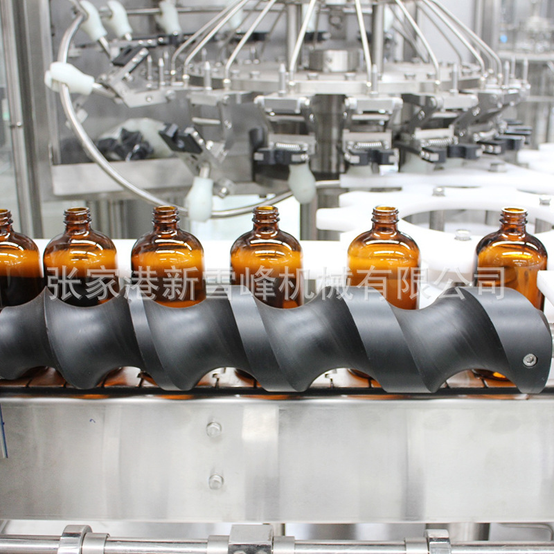 Beer Beverage Drinking Water Filling Machinery Equipment Glass Bottle Filling Machine Glass Bottle 3 in 1 Filling Machine