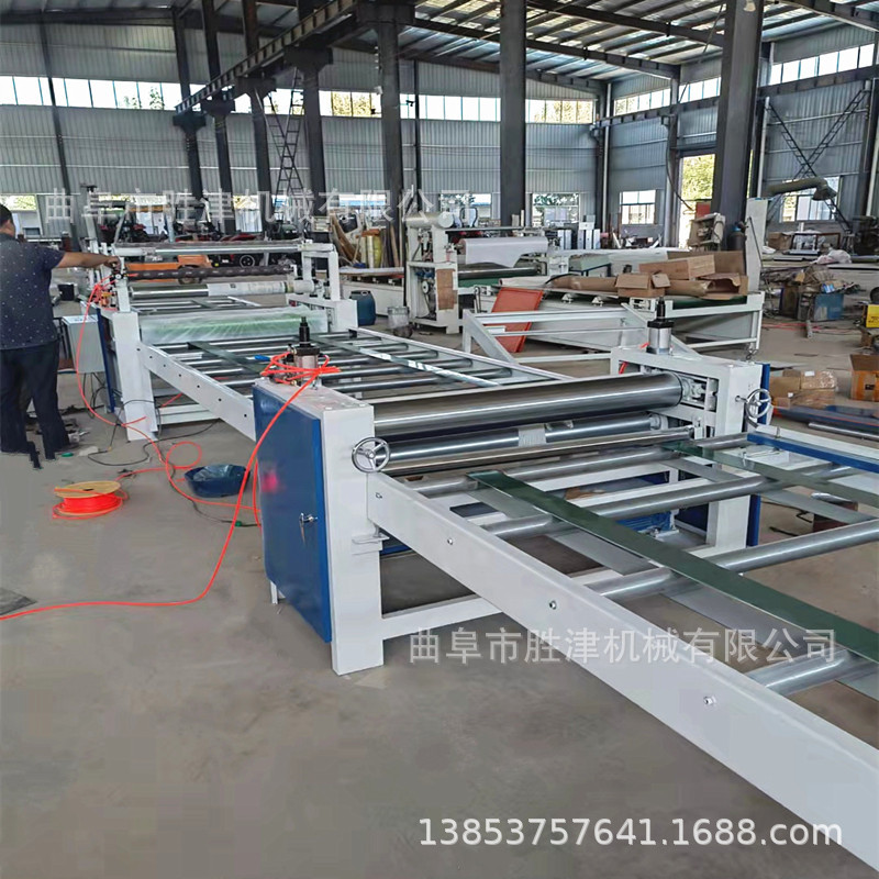 密度板热转印设备 美耐板板贴面机 马六甲热胶平贴覆膜机