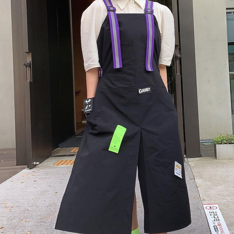 Delantal 2022 nueva celebridad en línea marca de moda coreana impermeable alto sentido cafetería peluquería floral Ropa Trabajo