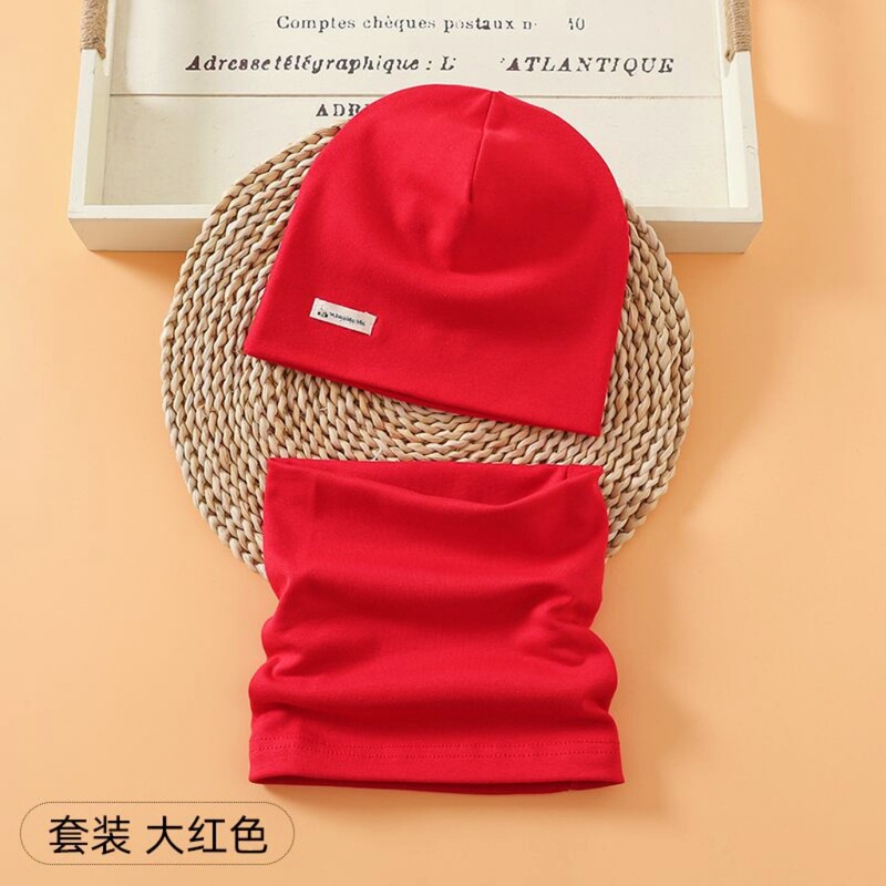 ベビー帽子とスカーフの2点セット秋冬春秋薄手冬ベビーナイトキャップ幼児新生児帽子|undefined