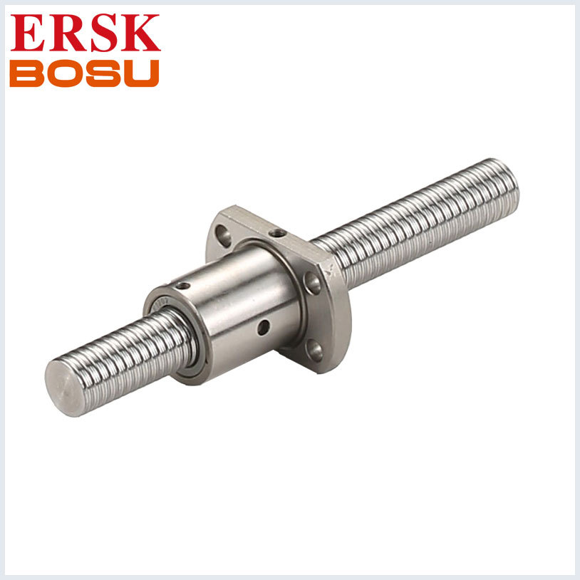 10mm高刚性微型传动滚珠丝杆SFK1002可调预压微小滚珠螺杆