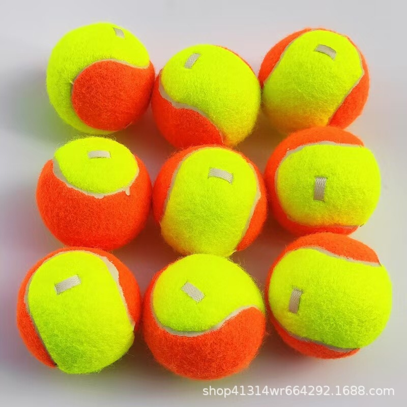 Tennis can be threaded rope training ball elderly children fitness throw ball single slap practice high resilience