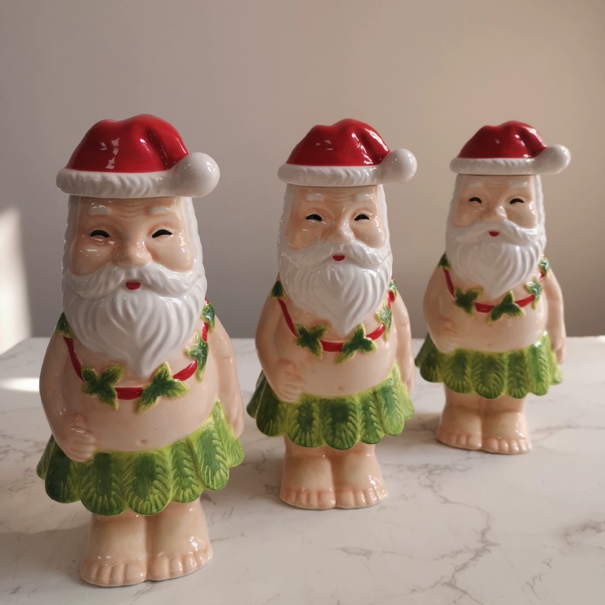 200 мл гавайский керамический стакан для коктейлей Santa Tiki с крышкой