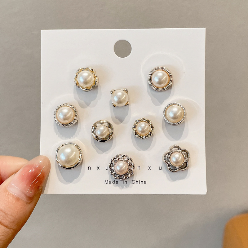 Botón sin costura, botón secreto, camisa de mujer, cardigan, ropa desmontable, botón invisible, botón de perla universal