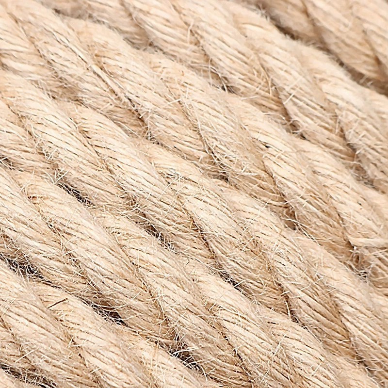 工場直接編まれた黄麻ロープ 1-60 ミリメートル DIY 装飾レトロ麻ひも耐久性と耐摩耗性手織り麻ロープ|undefined