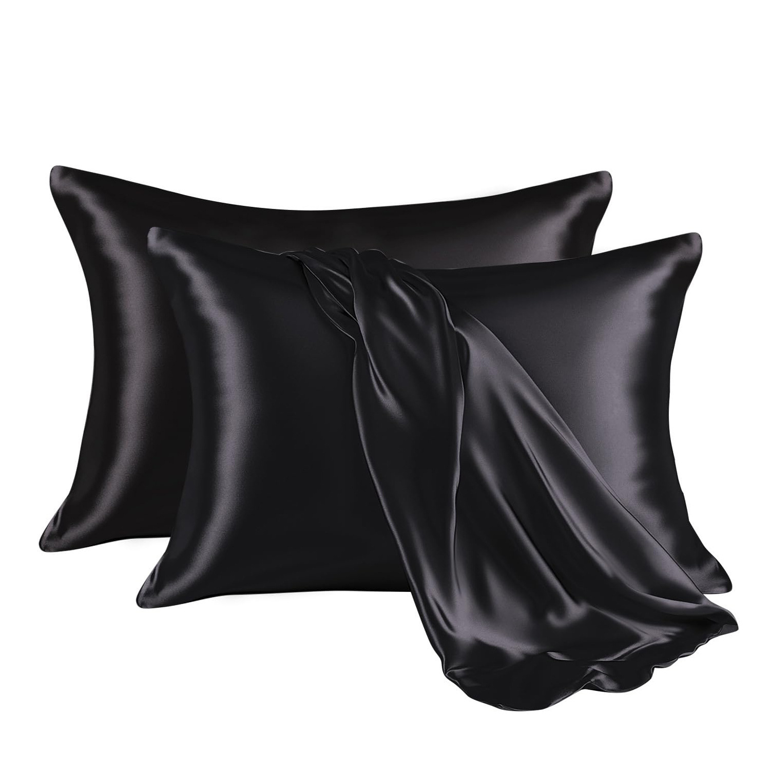 Simulación transfronteriza seda seda seda sobre de almohada de comercio exterior fábrica directa venta al por mayor almohada de color sólido + impresión.