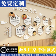 唐宋八大家教室氛围布置装饰神器班级文化墙贴面小学书香校园国风