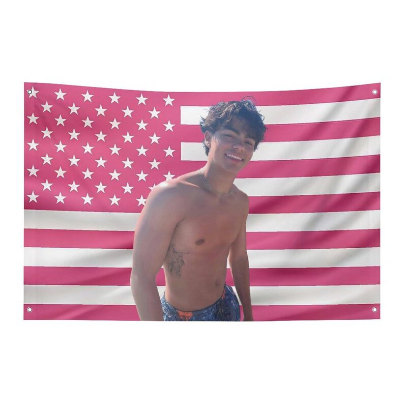 亚马逊新款旗帜粉色美国国旗Malachi Music Barton Flag 3x5 Ft|undefined