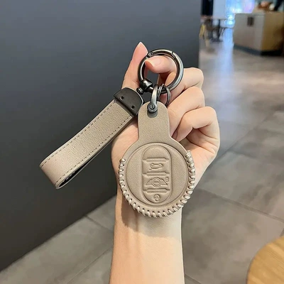 bag high-end women, Car key bag - bmw-d-smart-elephant-grey-simple-belt