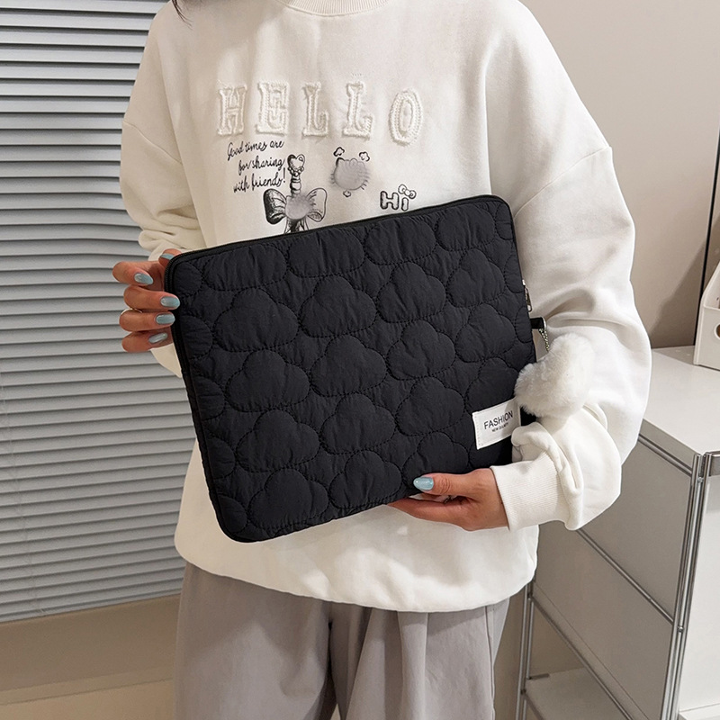 La versión coreana de nicho de moda simple bolsa de almacenamiento para mujeres 2026 verano nuevo lindo y fresco bolso de tableta de color caramelo