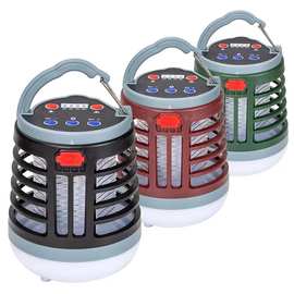 跨境新款户外灭蚊灯USB充电LED电击式捕蚊器多功能灭蚊照明露营灯