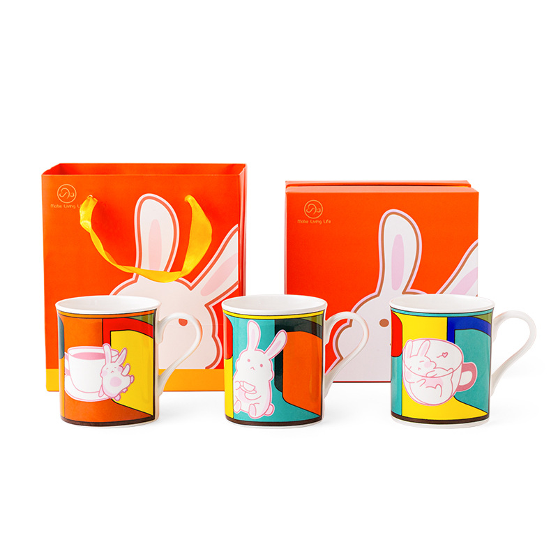 Eventos de la compañía Regalo de mano Taza de cerámica personalizada Logo patrón PR de negocios Regalo de menú Reunión