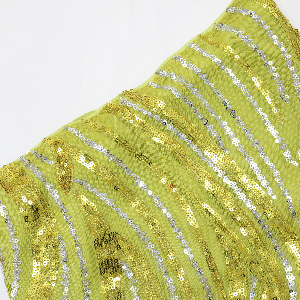 Women Sleeveless One Shoulder Short Length Top with Sexy Sheath Skirt Sets