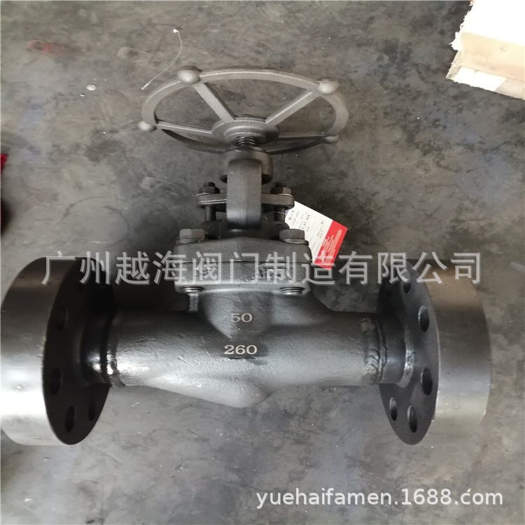 J41H-800LB J41H-900LB锻打法兰截止阀 高压美标锻钢截止阀