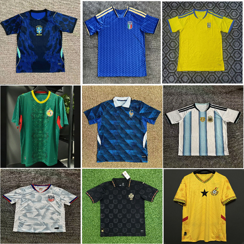 2627 World Cup National Team New Fan Edition Training Uniform Pre-Match Quick-Drying Football Uniform National Team Portugal Spain