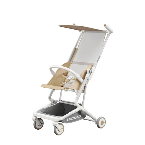 Lecoco Leka Pocket Cart T2 Baby Walking Artifact Lightweight Foldable Boarding Can Sit and Lie Four-Wheel Baby Stroller