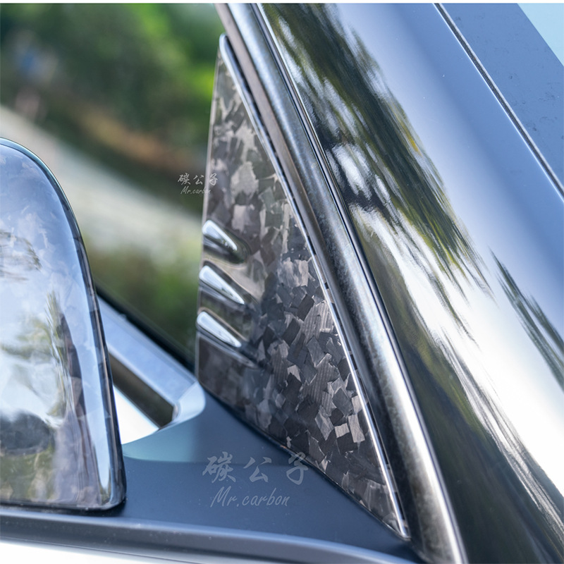 Carbon Prince Is Suitable for Tesla's New Version Model 3Ysx Carbon Fiber Rearview Mirror Shell Reversing Horn Tesla