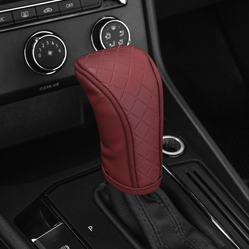 Cubierta del engranaje del coche cubierta de la palanca de cambios del coche cubierta del freno de mano engranaje manual engranaje automático vaina interior del coche universal