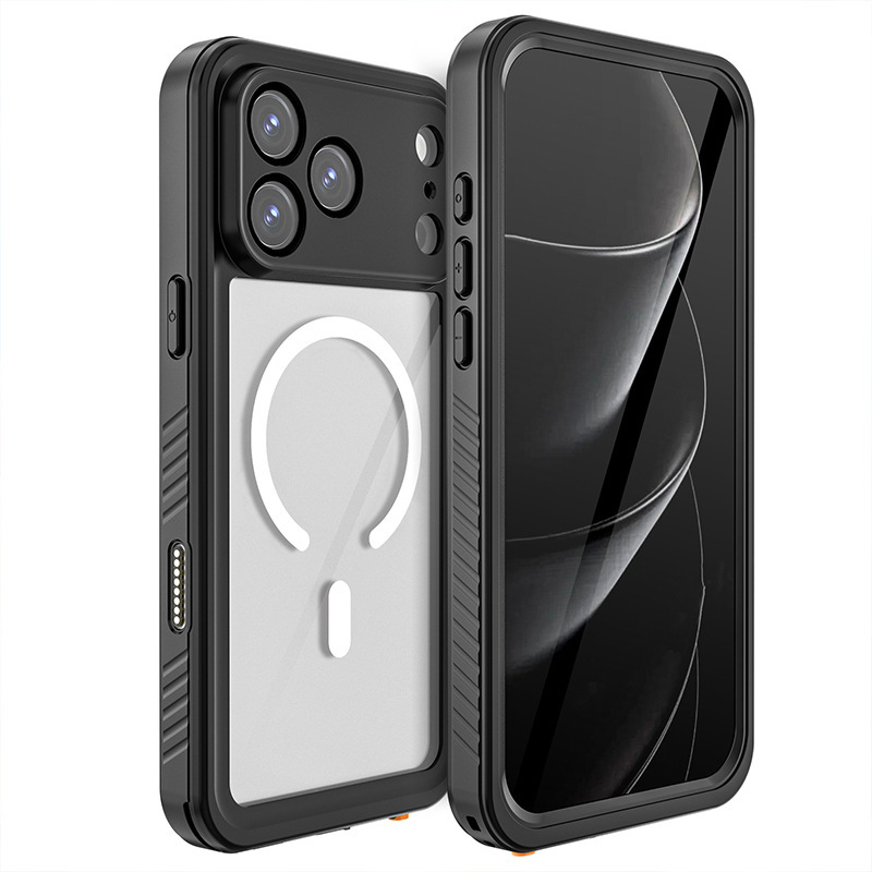 红辣椒磁吸手机壳适用于苹果 iPhone17promax防水壳全包 防摔保护|undefined