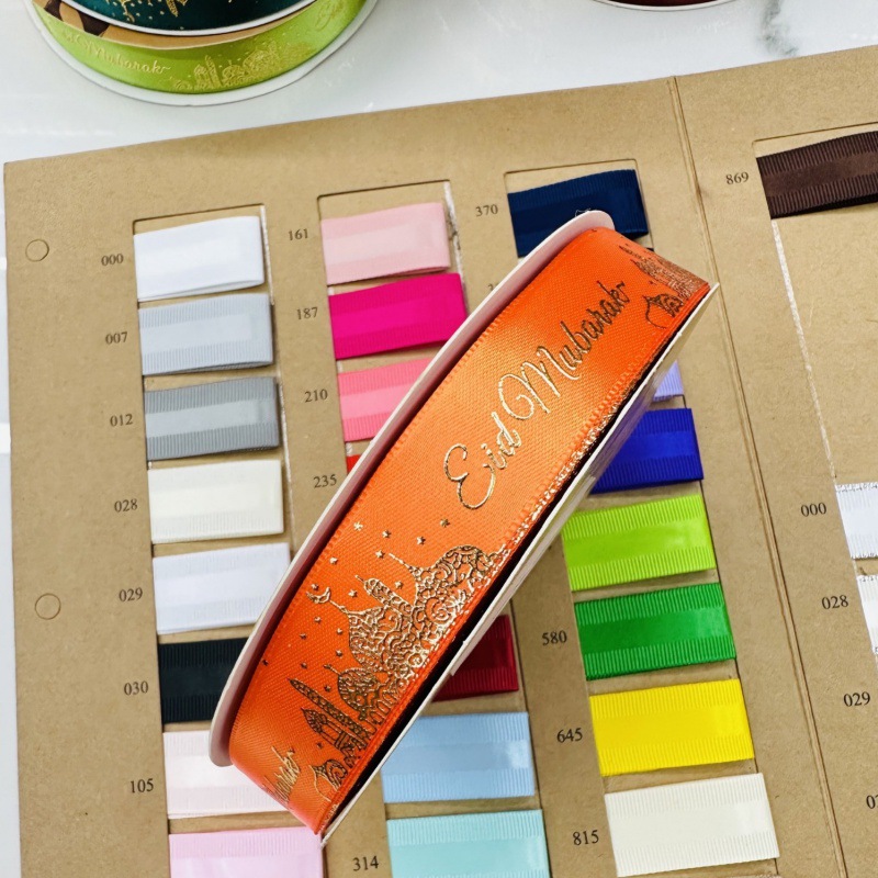 Ventas transfronterizas de castillo de fijación en caliente con decoración de vacaciones arco diy2cm de ancho fábrica de cinta directa