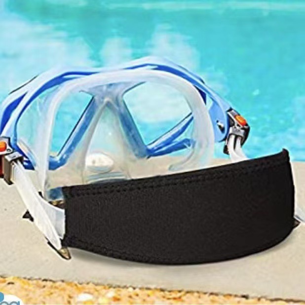 Diving Mask Protective Gear Strap Hair Band Snorkeling Mask Strap Deep Diving Double-Layer Hair Band Freediving
