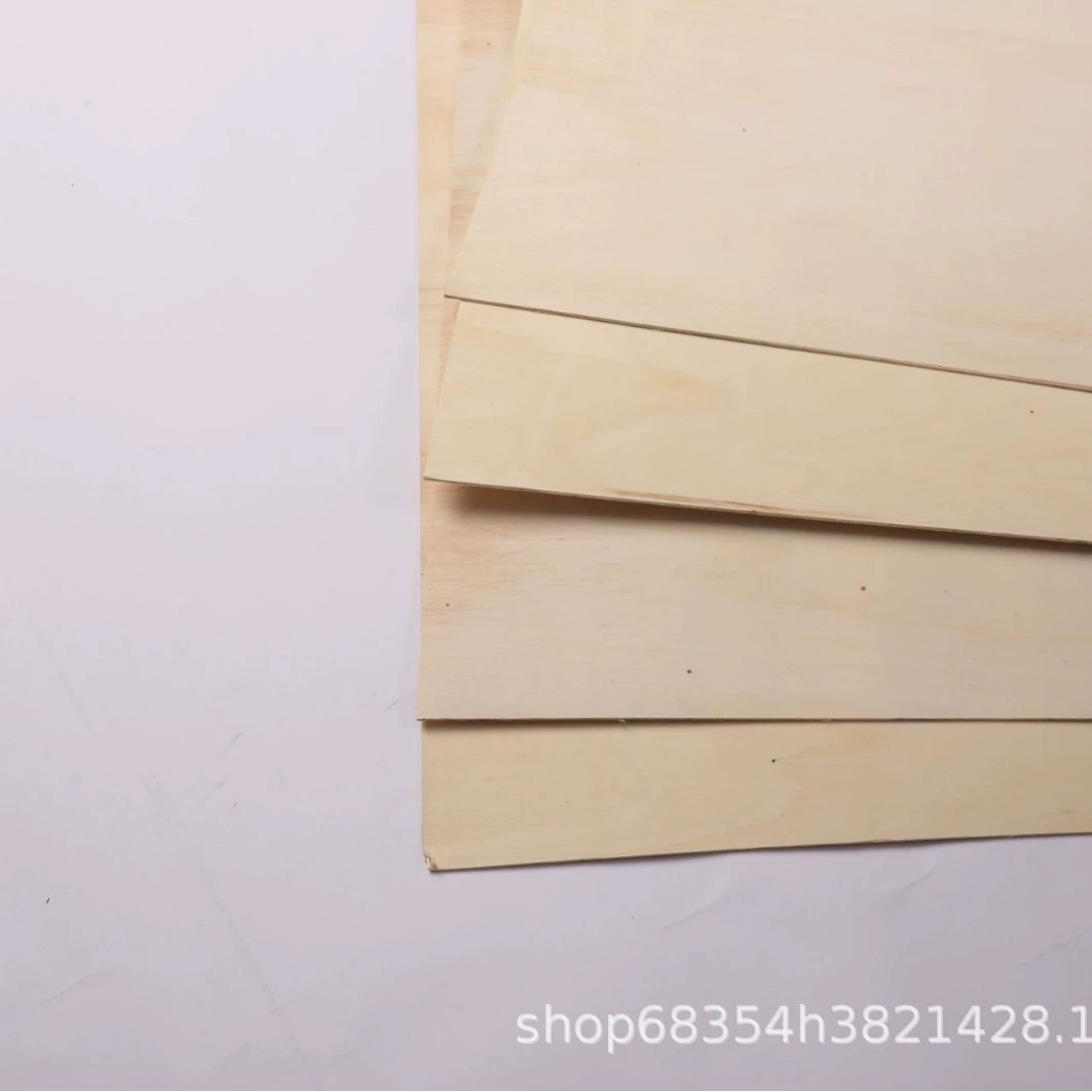 Гравировка лазера доски ремесла бассвоод тополя крася ОЭМ обрабатывая различные размеры