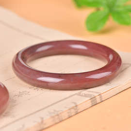 玉手镯金丝玉细料手镯玉镯子礼物送女友送老婆美人圆条送礼推荐