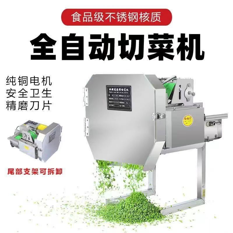 Cantina Cortador de verduras multifuncional pequeño comercial Cortador automático de puerros, cebollas verdes, chucrut rallado, rodajas de raíz de loto de chile, cortadora de salchichas