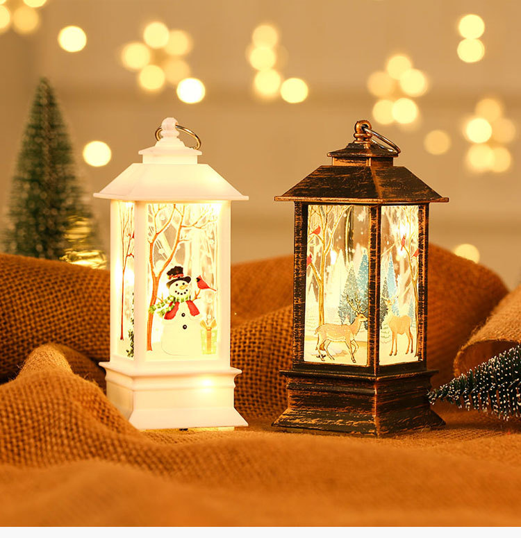 Christmas Decorations Luminous Portable Small Oil Lamp Wholesale Nihaojewelry display picture 8