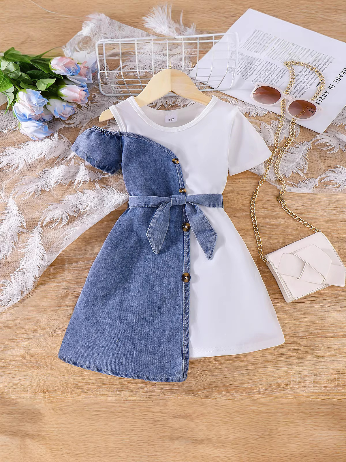summer denim skirt