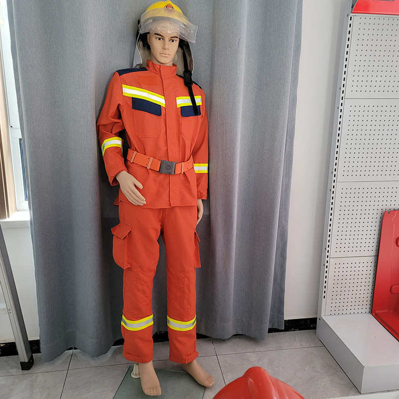芳纶森林防火服消防应急工作服分体式夏款芳纶防护服抢险救援服