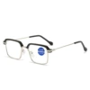 Black silver frame